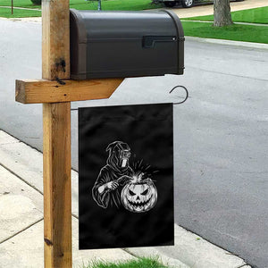 Funny Welder Halloween Grim Reaper Garden Flag Spooky Tradesman Welding