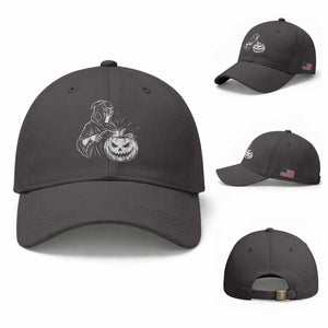 Funny Welder Halloween Grim Reaper Baseball Cap Spooky Tradesman Welding