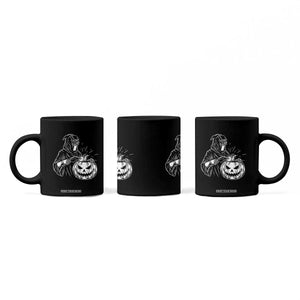 Funny Welder Halloween Grim Reaper Coffee Mug Spooky Tradesman Welding