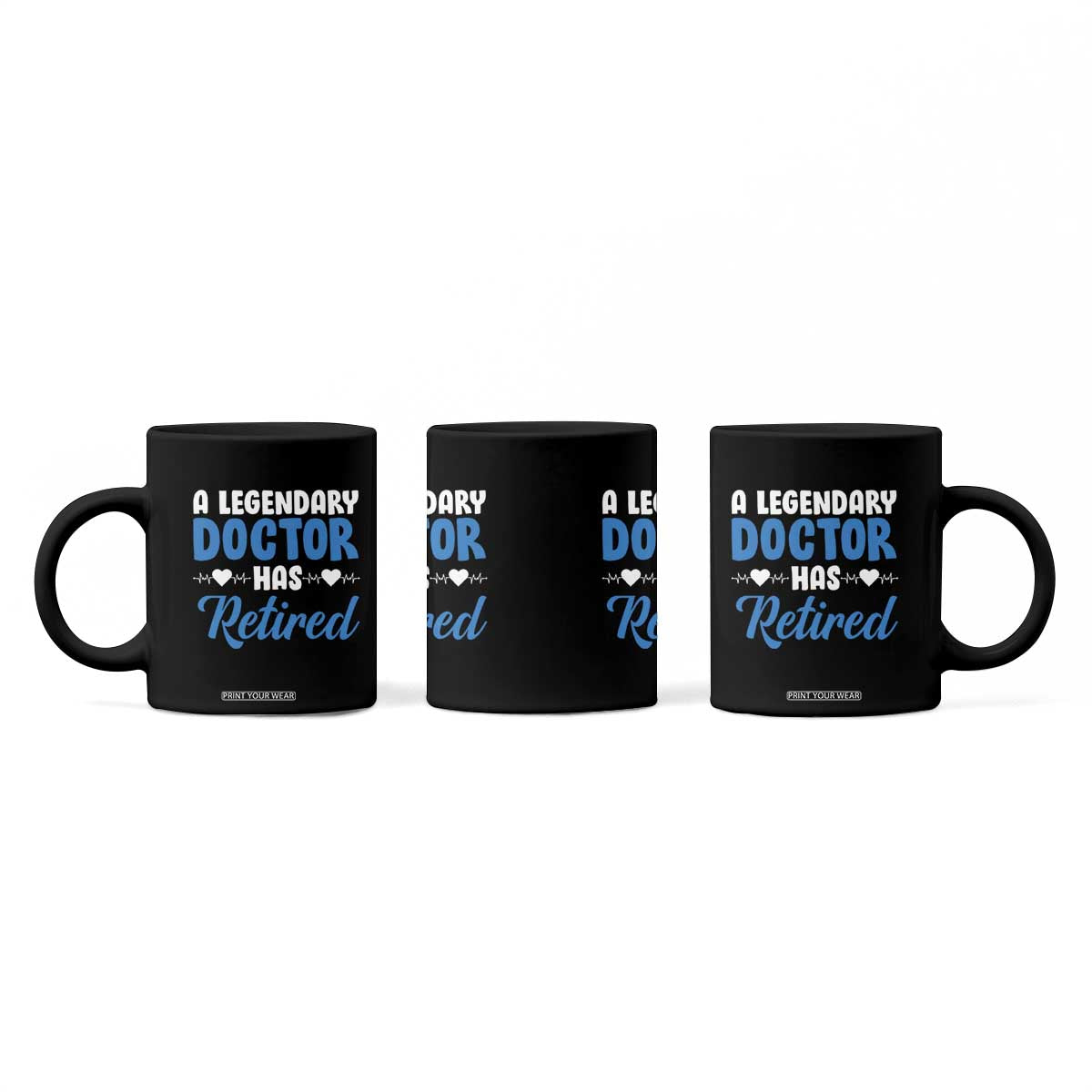 A Legendary Doctor Has Retired Coffee Mug Funny Medical Retirement Physician