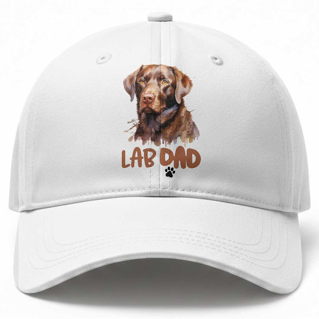 Chocolate Labrador Retriever Dad Baseball Cap Dog Lover Gift TS12 Print Your Wear