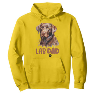 Chocolate Labrador Retriever Dad Hoodie Dog Lover Gift TS12 Daisy Print Your Wear