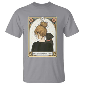 Black Labrador Mom T Shirt Funny Tarot Card Dog Lover Gift TS12 Sport Gray Print Your Wear
