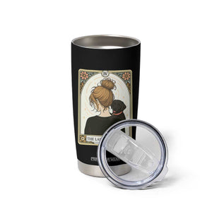 Black Labrador Mom Tumbler Cup Funny Tarot Card Dog Lover Gift TS12 Print Your Wear
