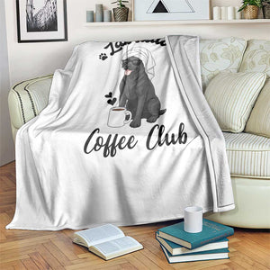 Labrador Coffee Club Throw Blanket Funny Dog Lover Gift TS12 Print Your Wear