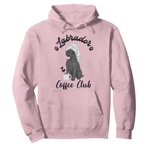 Labrador Coffee Club Hoodie Funny Dog Lover Gift TS12 Light Pink Print Your Wear