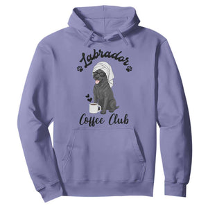 Labrador Coffee Club Hoodie Funny Dog Lover Gift TS12 Violet Print Your Wear