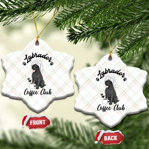 Labrador Coffee Club Ceramic Ornament Funny Dog Lover Gift TS12 Print Your Wear