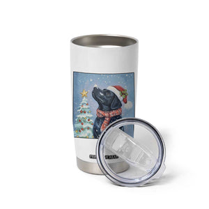 Cute Black Lab Christmas Tumbler Cup Holiday Dog Lover Gift Idea TS12 Print Your Wear