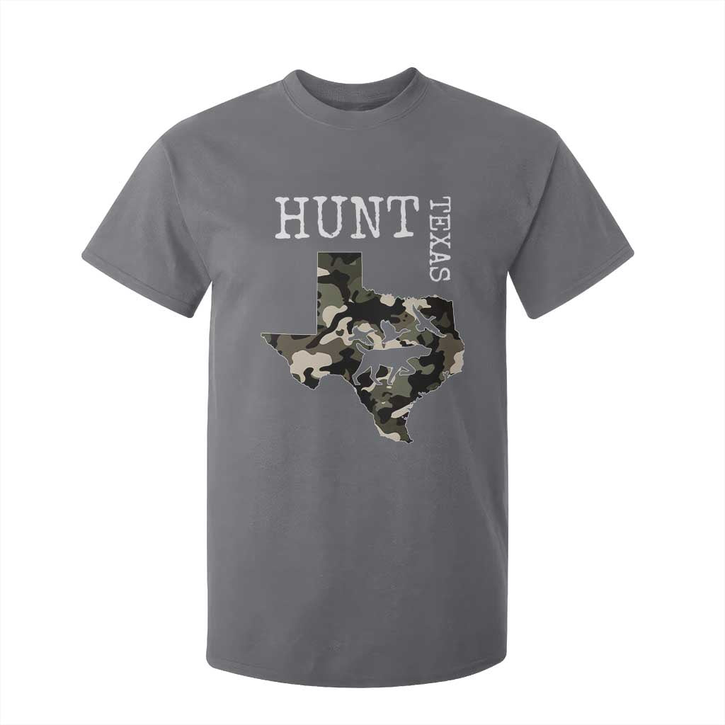 Texas Hunter Gift T Shirt For Kid Labrador Retriever Duck Hunting Dog TS12 Charcoal Print Your Wear