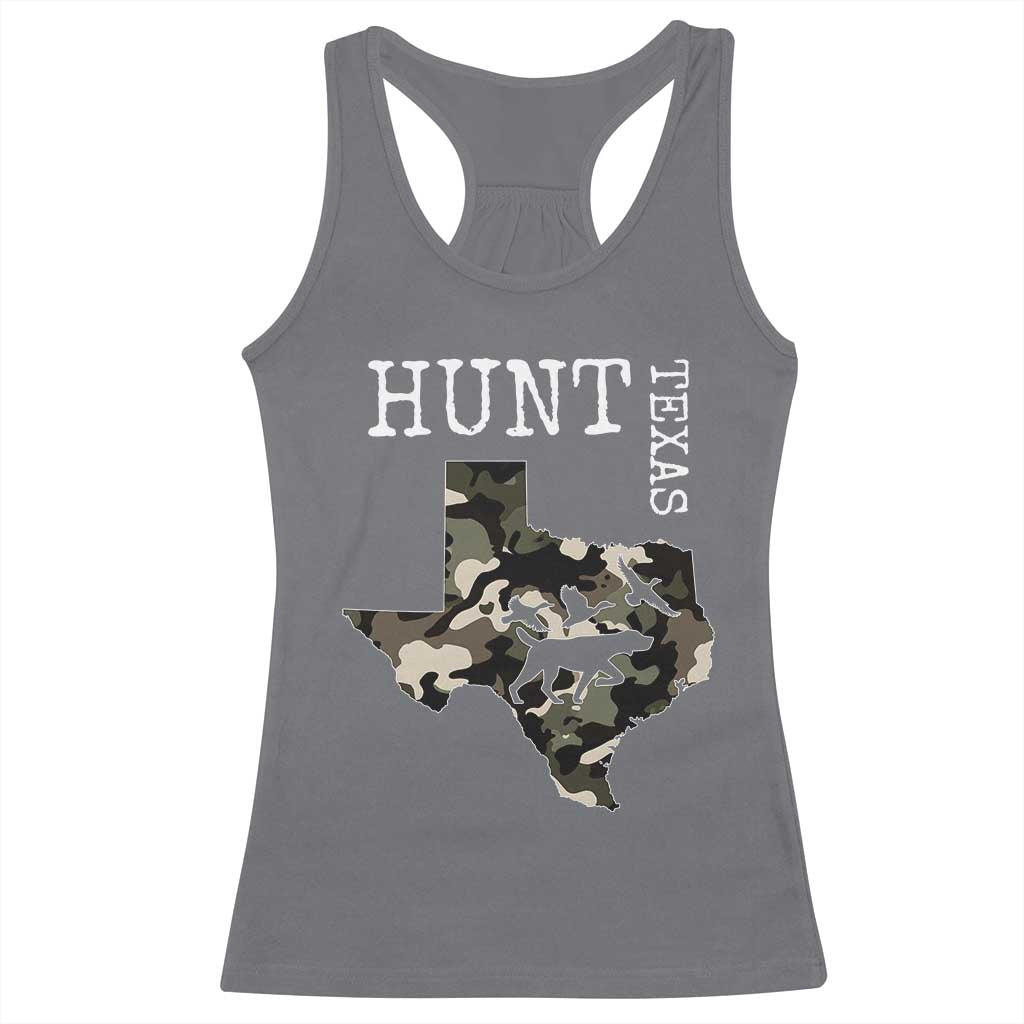 Texas Hunter Gift Racerback Tank Top Labrador Retriever Duck Hunting Dog TS12 Charcoal Print Your Wear