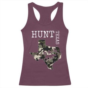 Texas Hunter Gift Racerback Tank Top Labrador Retriever Duck Hunting Dog TS12 Maroon Print Your Wear