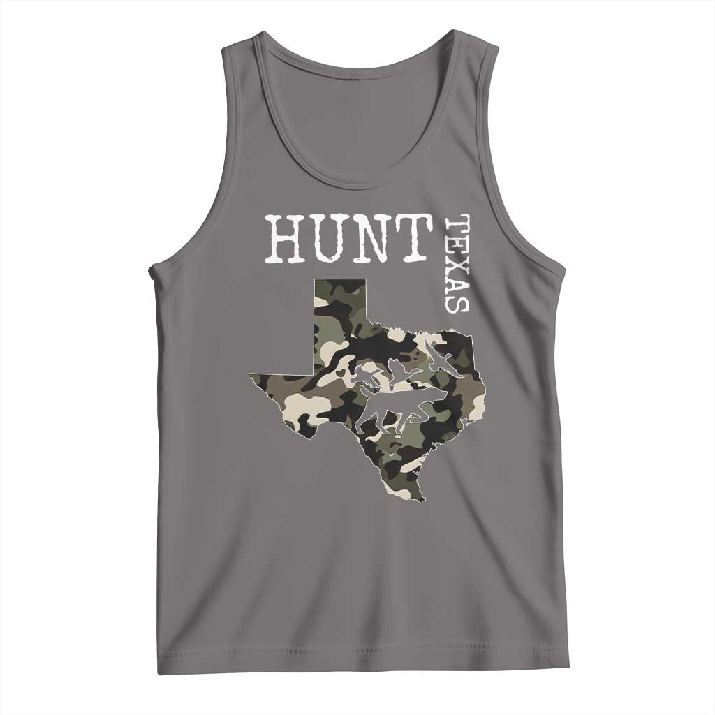 Texas Hunter Gift Tank Top Labrador Retriever Duck Hunting Dog TS12 Deep Heather Print Your Wear