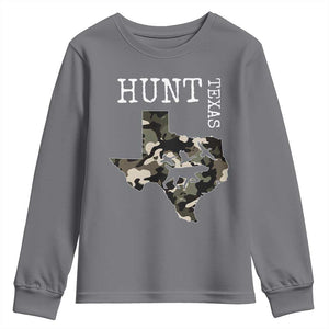 Texas Hunter Gift Youth Sweatshirt Labrador Retriever Duck Hunting Dog TS12 Charcoal Print Your Wear