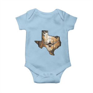 Funny Texas Duck Hunting Season Baby Onesie Hunter Gift TS12 Light Blue Print Your Wear