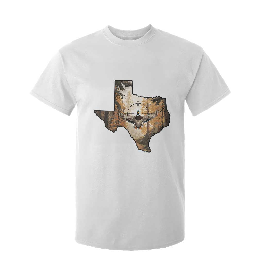 Funny Texas Duck Hunting Season T Shirt For Kid Hunter Gift TS12 White Print Your Wear