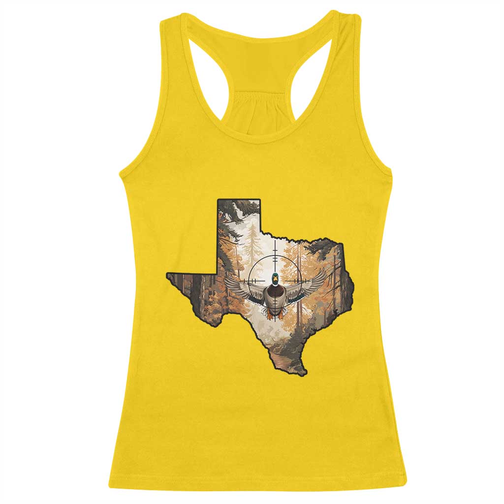 Funny Texas Duck Hunting Season Racerback Tank Top Hunter Gift TS12 Daisy Print Your Wear