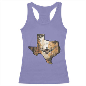 Funny Texas Duck Hunting Season Racerback Tank Top Hunter Gift TS12 Violet Print Your Wear