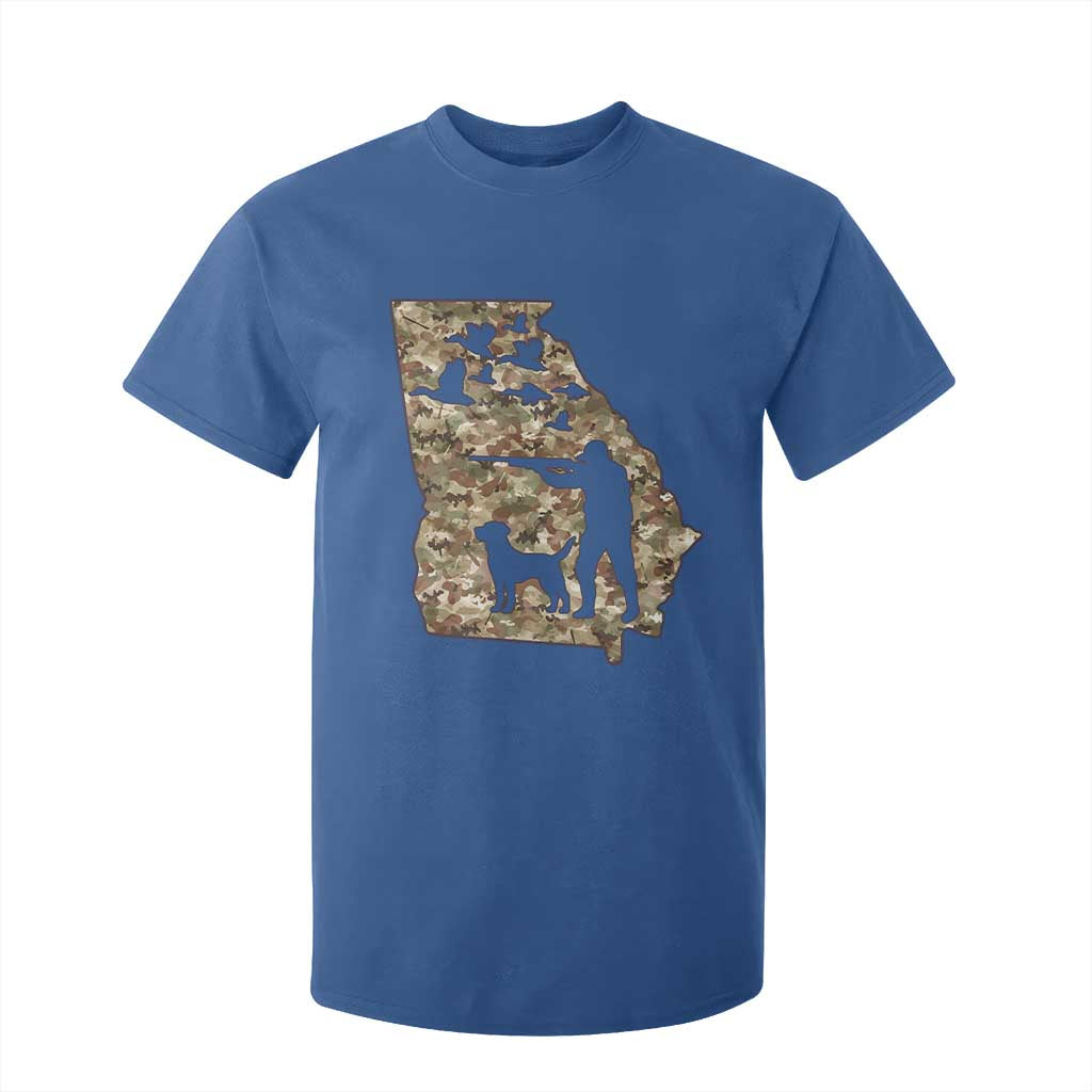 Georgia Duck Hunting Season T Shirt For Kid Labrador Retriever Hunter Gift TS12 Royal Blue Print Your Wear