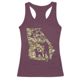 Georgia Duck Hunting Season Racerback Tank Top Labrador Retriever Hunter Gift TS12 Maroon Print Your Wear