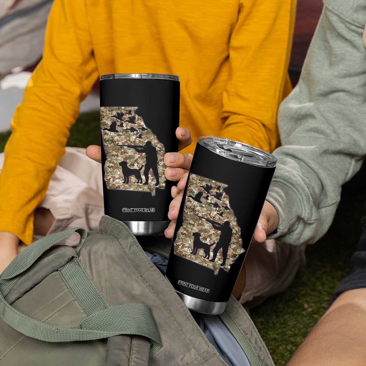 Georgia Duck Hunting Season Tumbler Cup Labrador Retriever Hunter Gift TS12 Print Your Wear