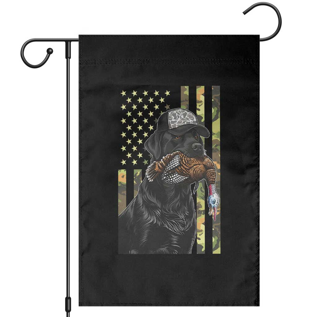 Camo Hunting Dog Turkey American Pride Gift Garden Flag TS12 Black Print Your Wear