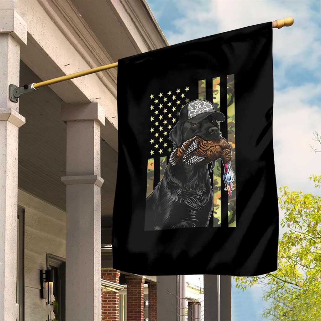 Camo Hunting Dog Turkey American Pride Gift Garden Flag TS12 Print Your Wear