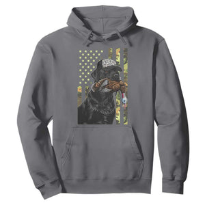 Camo Hunting Dog Turkey American Pride Gift Hoodie TS12 Charcoal Print Your Wear