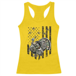 Turkey Hunter Racerback Tank Top Patriotic American Flag Gift TS12 Daisy Print Your Wear