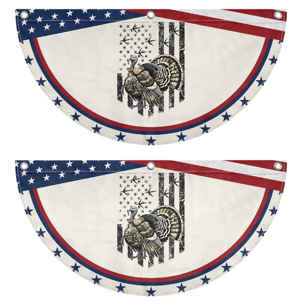 Turkey Hunter Patriotic Fan Flag American Flag Gift TS12 2pcs pack Classic Beige Print Your Wear