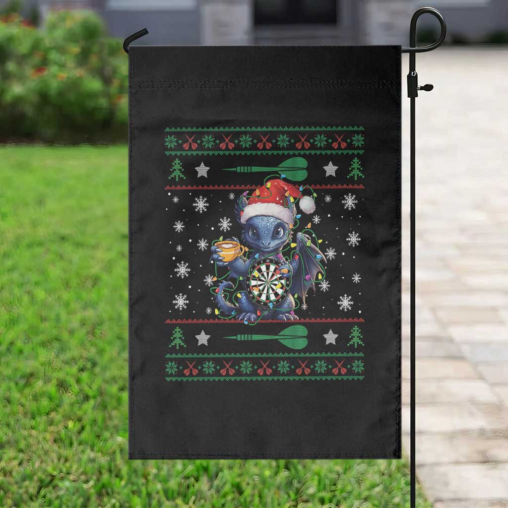 Ugly Christmas Dragon Dart Player Garden Flag Gift For Dartist TS12 Print Your Wear