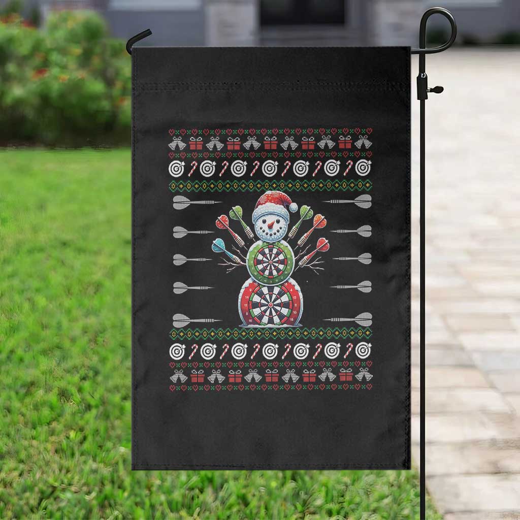 Funny Snowman Dartboard Garden Flag Dartist Ugly Christmas Gift TS12 Print Your Wear