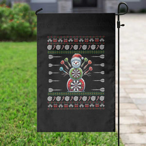 Funny Snowman Dartboard Garden Flag Dartist Ugly Christmas Gift TS12 Print Your Wear