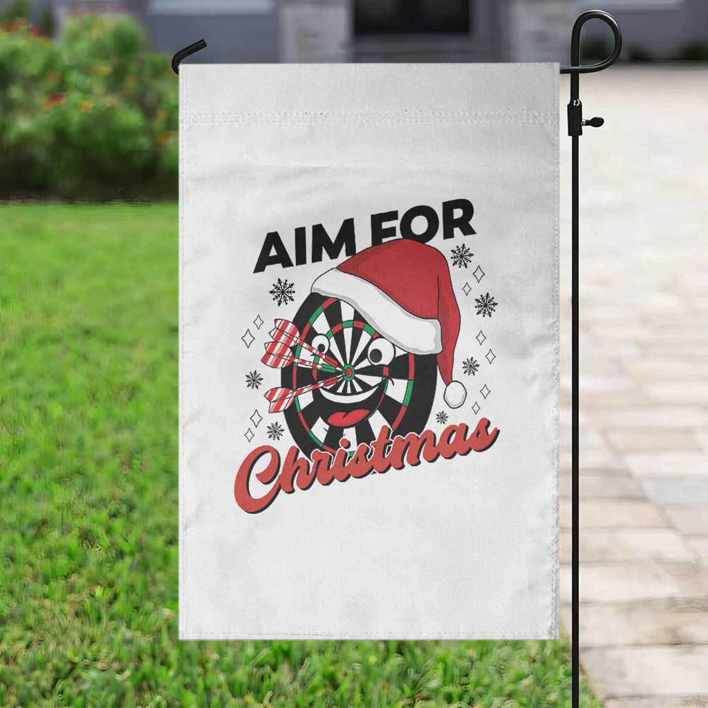 Funny Dart Player Aim For Christmas Garden Flag Gift For Dartist TS12 Print Your Wear