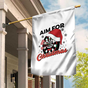 Funny Dart Player Aim For Christmas Garden Flag Gift For Dartist TS12 Print Your Wear