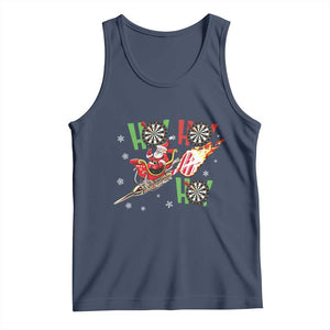 Christmas Dart Game Tank Top Funny Ho Ho Ho Dart Player Holiday Gift TS12 Navy Print Your Wear