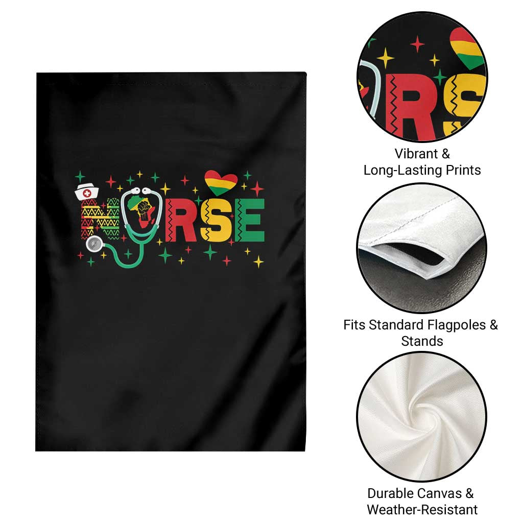 Proud Black Nurse Garden Flag Black History Month Gift TS12 Print Your Wear