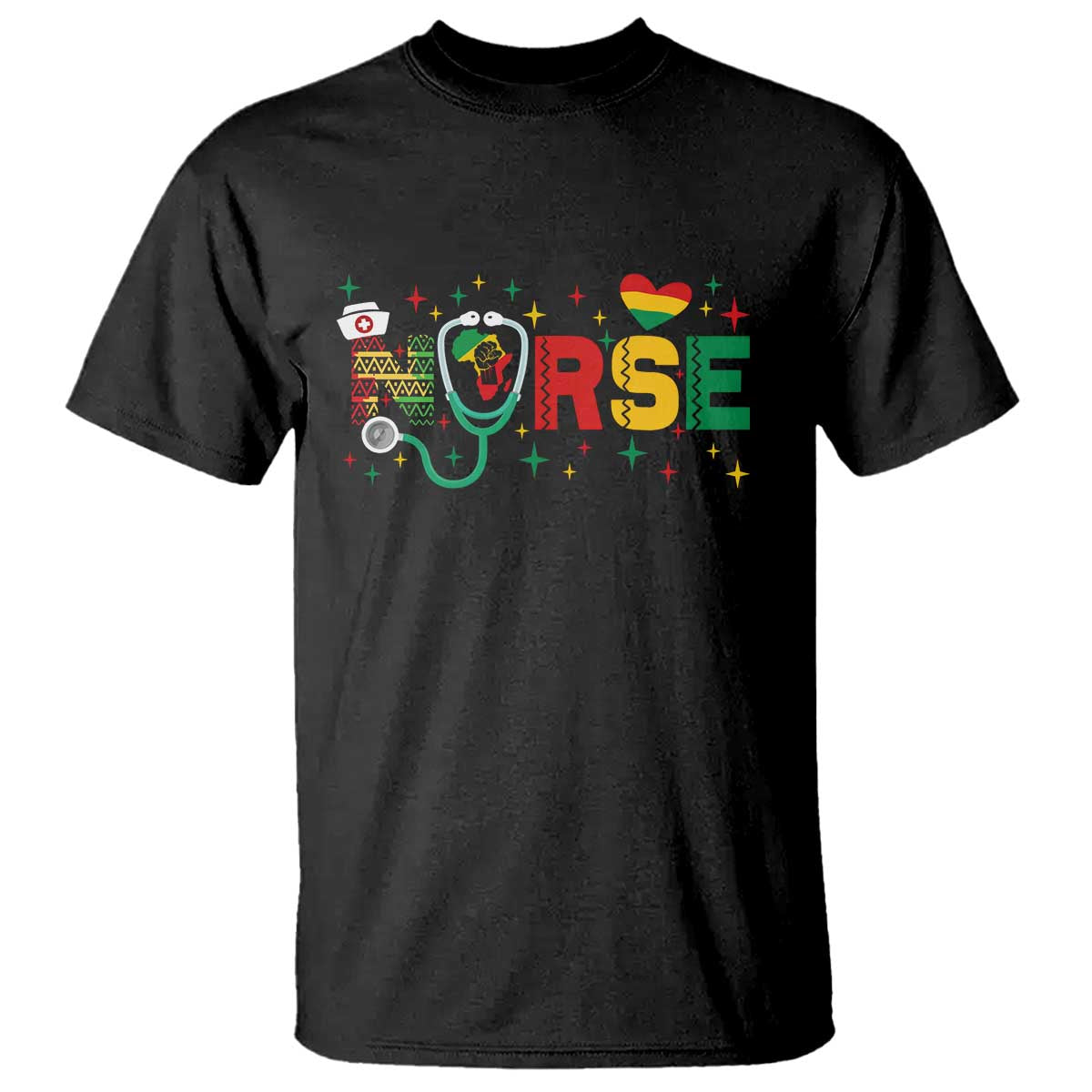 Proud Black Nurse T Shirt Black History Month Gift TS12 Black Print Your Wear