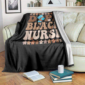Dope Black Nurse Throw Blanket African American Black Nurse Gift TS12 Print Your Wear