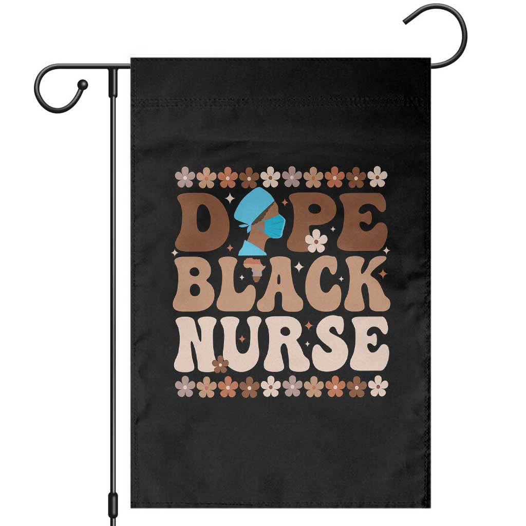 Dope Black Nurse Garden Flag African American Black Nurse Gift TS12 Black Print Your Wear