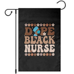 Dope Black Nurse Garden Flag African American Black Nurse Gift TS12 Black Print Your Wear