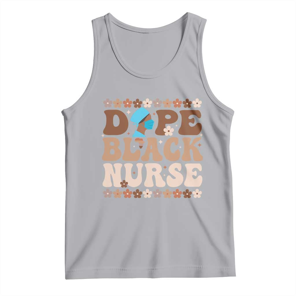 Dope Black Nurse Tank Top African American Black Nurse Gift TS12 Athletic Heather Print Your Wear