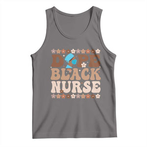 Dope Black Nurse Tank Top African American Black Nurse Gift TS12 Deep Heather Print Your Wear