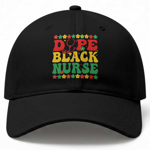 Melanin Queen Nursing Black History Month Gift Baseball Cap Dope Black Nurse TS12 Print Your Wear