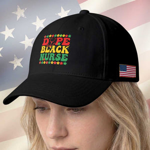 Melanin Queen Nursing Black History Month Gift Baseball Cap Dope Black Nurse TS12 Print Your Wear