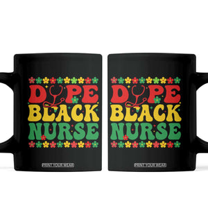 Melanin Queen Nursing Black History Month Gift Coffee Mug Dope Black Nurse TS12 Black Print Your Wear
