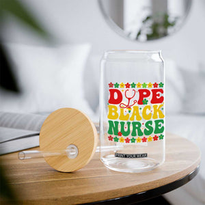 Melanin Queen Nursing Black History Month Gift Glass Can Dope Black Nurse TS12 Print Your Wear