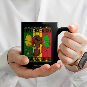 Breaking Every Chain Coffee Mug Black History Medical Professional Gift TS12 Print Your Wear