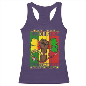 Breaking Every Chain Racerback Tank Top Black History Medical Professional Gift TS12 Purple Print Your Wear