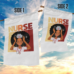 Strong Black Nurse Garden Flag Black History Medical Professional Gift TS12 Print Your Wear